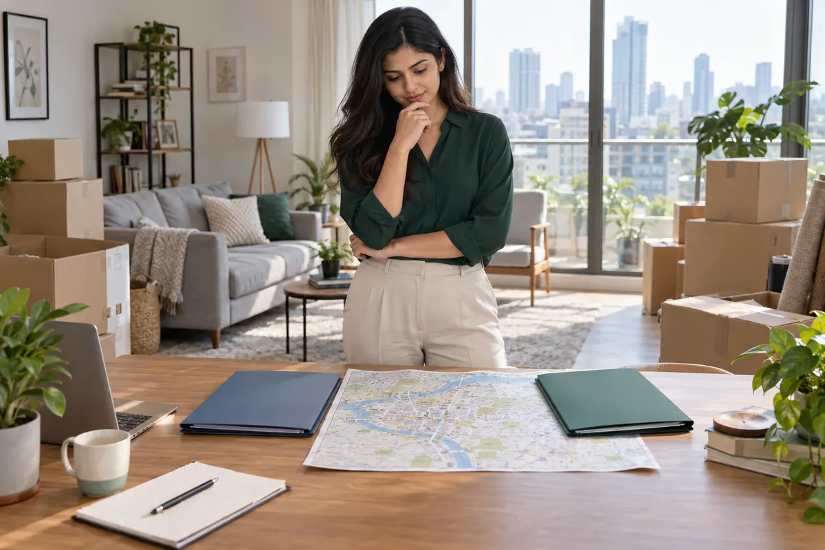 A professional considering a major relocation decision